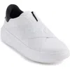Dkny Jaye Platform Sneaker In White/black
