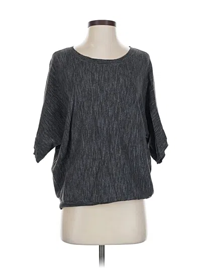 Pre-owned Dkny Jeans 3/4 Sleeve T-shirt In Gray