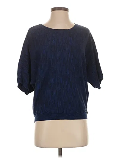 Pre-owned Dkny Jeans 3/4 Sleeve T-shirt In Blue