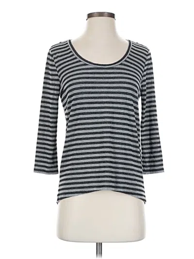 Pre-owned Dkny Jeans 3/4 Sleeve T-shirt In Gray