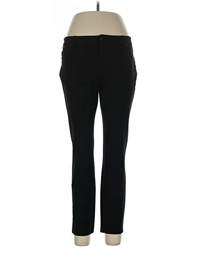 Pre-owned Dkny Jeans Active Pants In Black