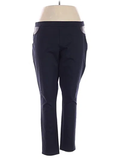 Pre-owned Dkny Jeans Active Pants In Blue