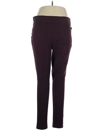 Pre-owned Dkny Jeans Active Pants In Burgundy