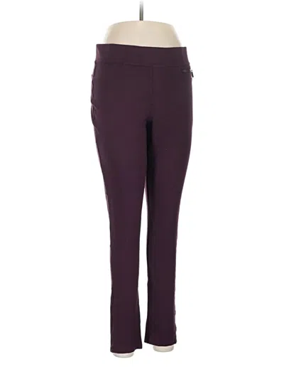 Pre-owned Dkny Jeans Active Pants In Burgundy