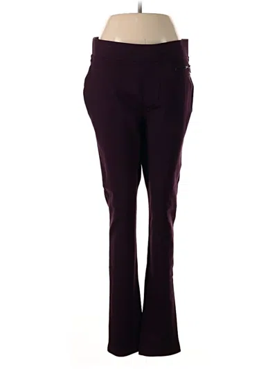 Pre-owned Dkny Jeans Active Pants In Burgundy