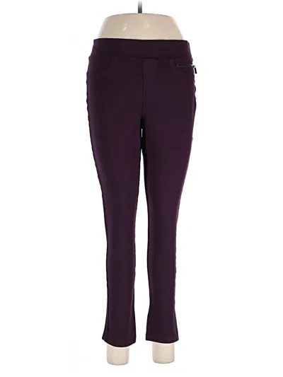 Pre-owned Dkny Jeans Active Pants In Purple