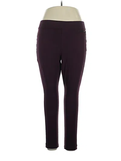 Pre-owned Dkny Jeans Active Pants In Purple