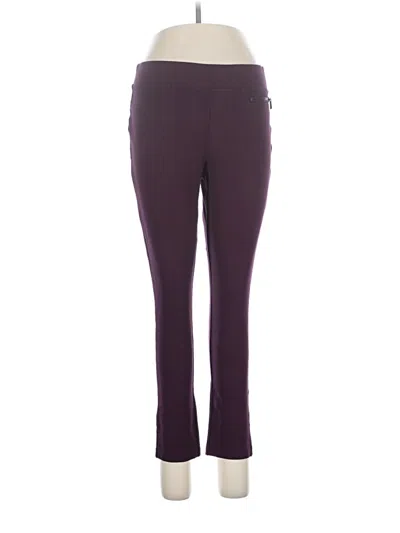 Pre-owned Dkny Jeans Active Pants In Purple