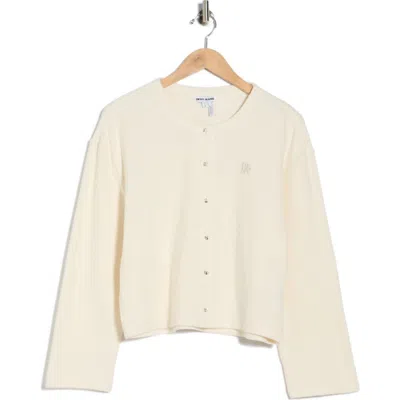 Dkny Jeans Buttoned Cardigan In Neutral