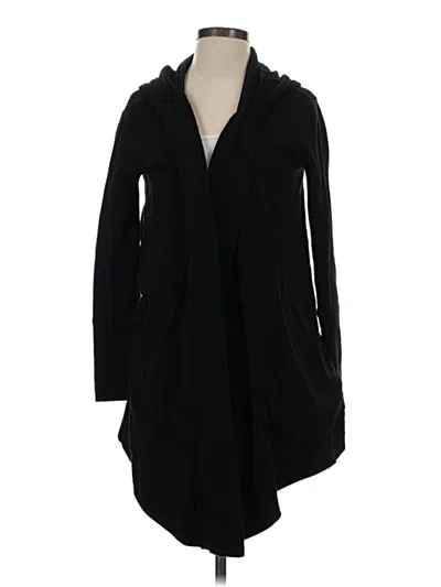 Pre-owned Dkny Jeans Cardigan Sweater In Black
