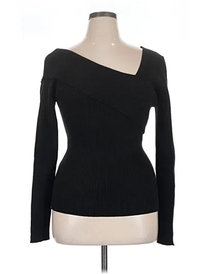 Pre-owned Dkny Jeans Cardigan Sweater In Black