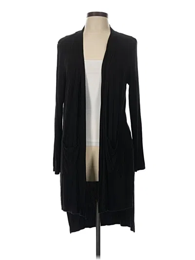 Pre-owned Dkny Jeans Cardigan Sweater In Black