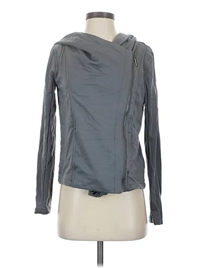Pre-owned Dkny Jeans Cardigan Sweater In Gray