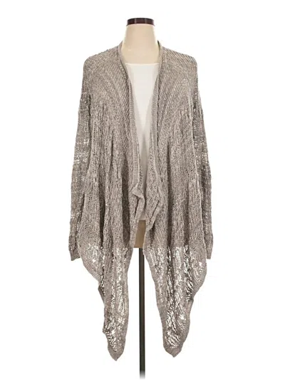 Pre-owned Dkny Jeans Cardigan Sweater In Gray