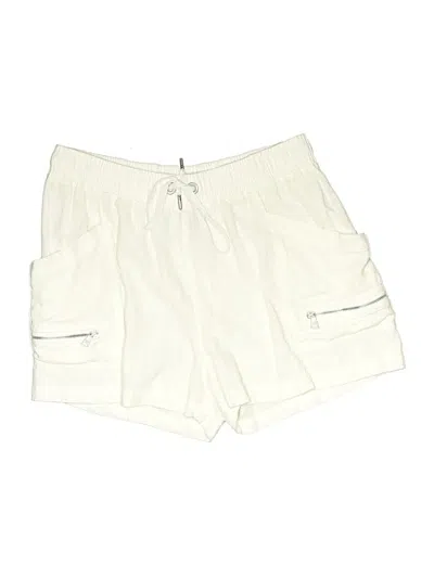 Pre-owned Dkny Jeans Cargo Shorts In White