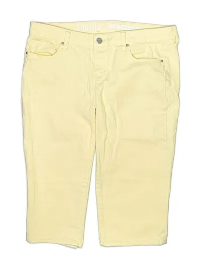 Pre-owned Dkny Jeans Cargo Shorts In Yellow