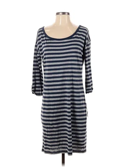 Pre-owned Dkny Jeans Casual Dress In Gray