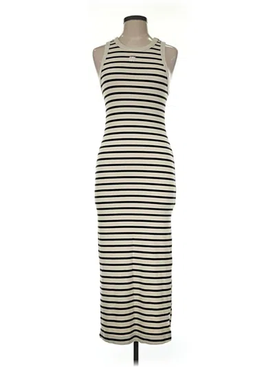 Pre-owned Dkny Jeans Casual Dress In Ivory