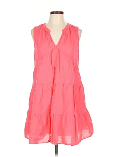 Pre-owned Dkny Jeans Casual Dress In Pink