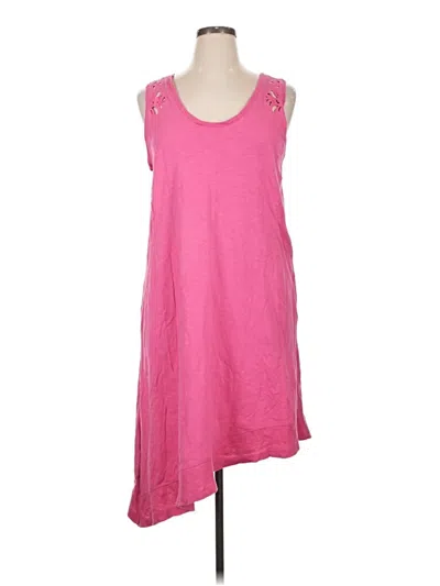 Pre-owned Dkny Jeans Casual Dress In Pink