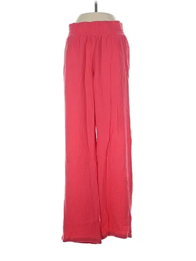 Pre-owned Dkny Jeans Casual Pants In Red