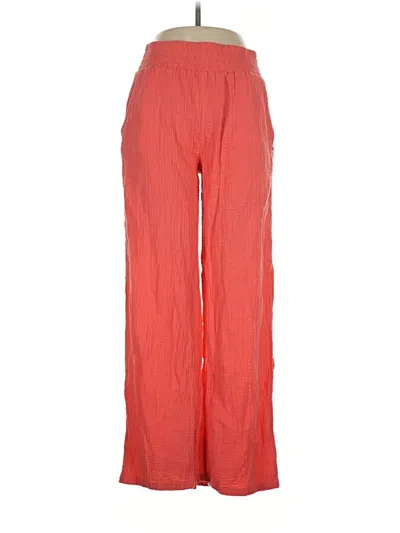 Pre-owned Dkny Jeans Casual Pants In Red