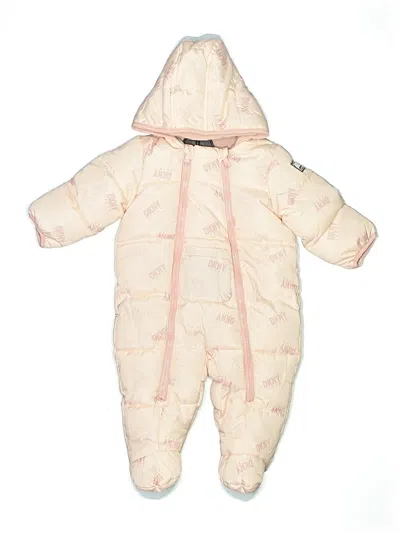 Pre-owned Dkny Jeans Babies' Coat In Pink