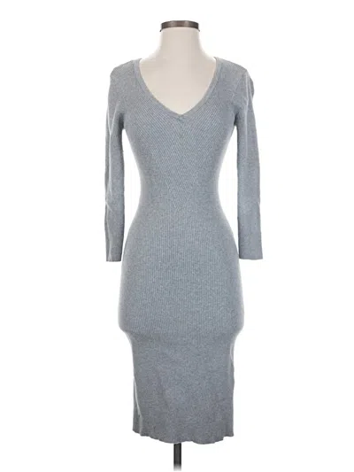 Pre-owned Dkny Jeans Cocktail Dress In Gray