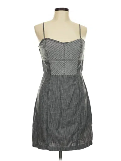 Pre-owned Dkny Jeans Cocktail Dress In Gray