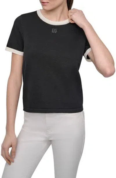 Dkny Jeans Colorblock Top In Multi