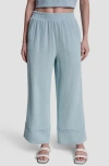 Dkny Jeans Cotton Gauze Pull-on Pants In Multi