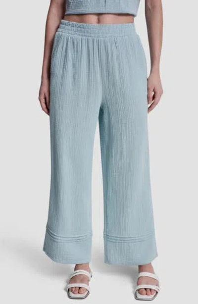 Dkny Jeans Cotton Gauze Pull-on Pants In Multi