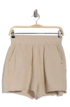 Dkny Jeans Cotton Gauze Shorts In Pebble