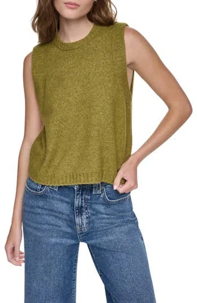 Dkny Jeans Deep Armhole Sweater Vest In Green