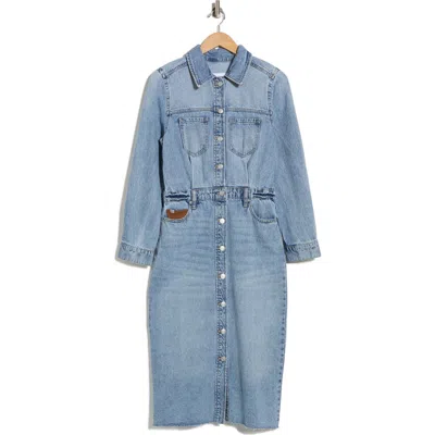 Dkny Jeans Denim Overall Dress