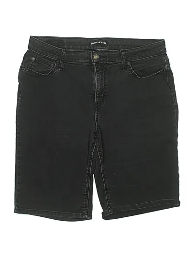 Pre-owned Dkny Jeans Denim Shorts In Black