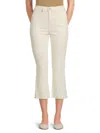 Dkny Jeans Dkny Women's High Rise Cropped Jeans In Ecru
