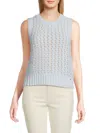DKNY JEANS WOMEN'S OPEN KNIT VEST