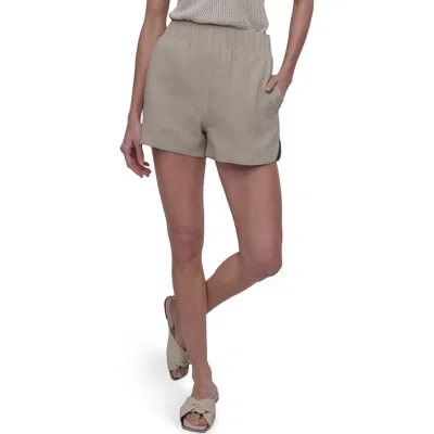Dkny Jeans Dolphin Linen Blend Shorts