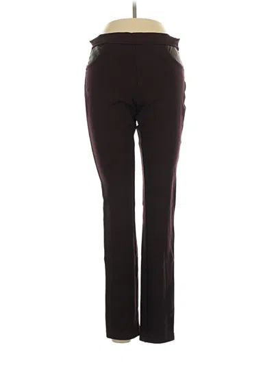 Pre-owned Dkny Jeans Dress Pants In Burgundy