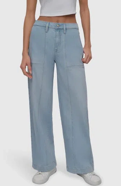 Dkny Jeans High Waist Seamed Utility Jeans