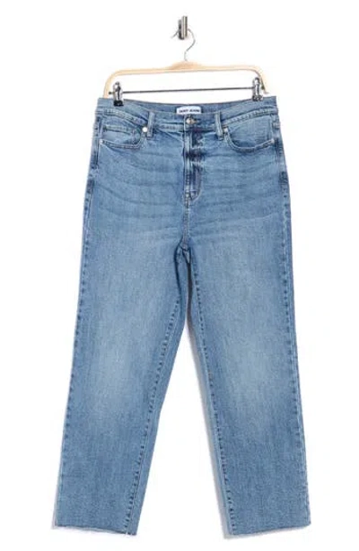 Dkny Jeans High Waist Straight Leg Jeans
