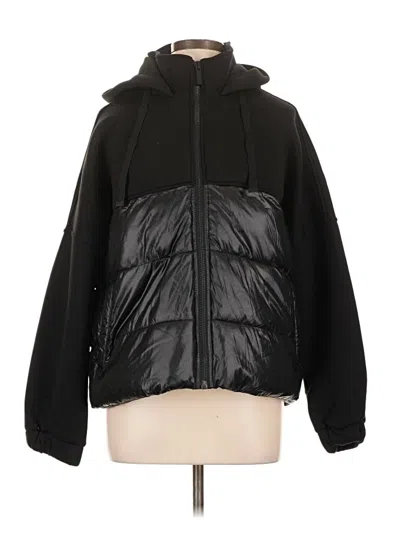Pre-owned Dkny Jeans Jacket In Black