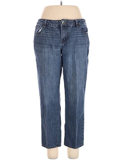 Pre-owned Dkny Jeans Jeans In Blue