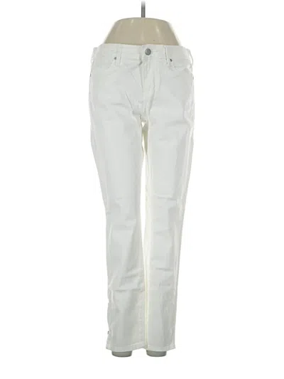 Pre-owned Dkny Jeans Jeans In Ivory
