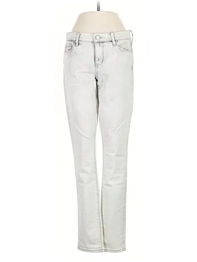 Pre-owned Dkny Jeans Jeans In Silver