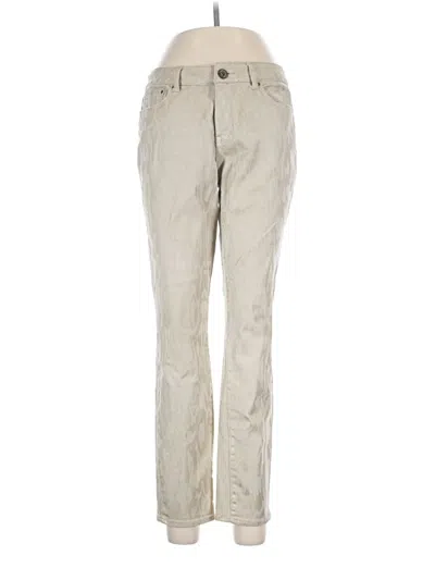 Pre-owned Dkny Jeans Jeans In Tan