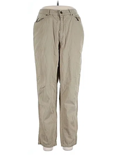 Pre-owned Dkny Jeans Jeans In Tan