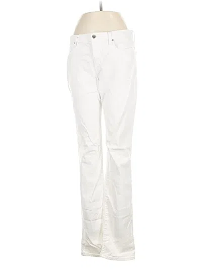 Pre-owned Dkny Jeans Jeans In White