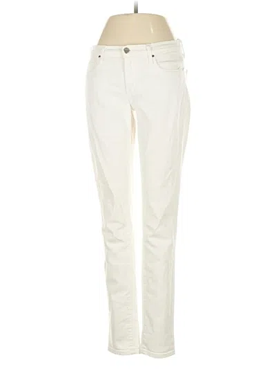 Pre-owned Dkny Jeans Jeans In White